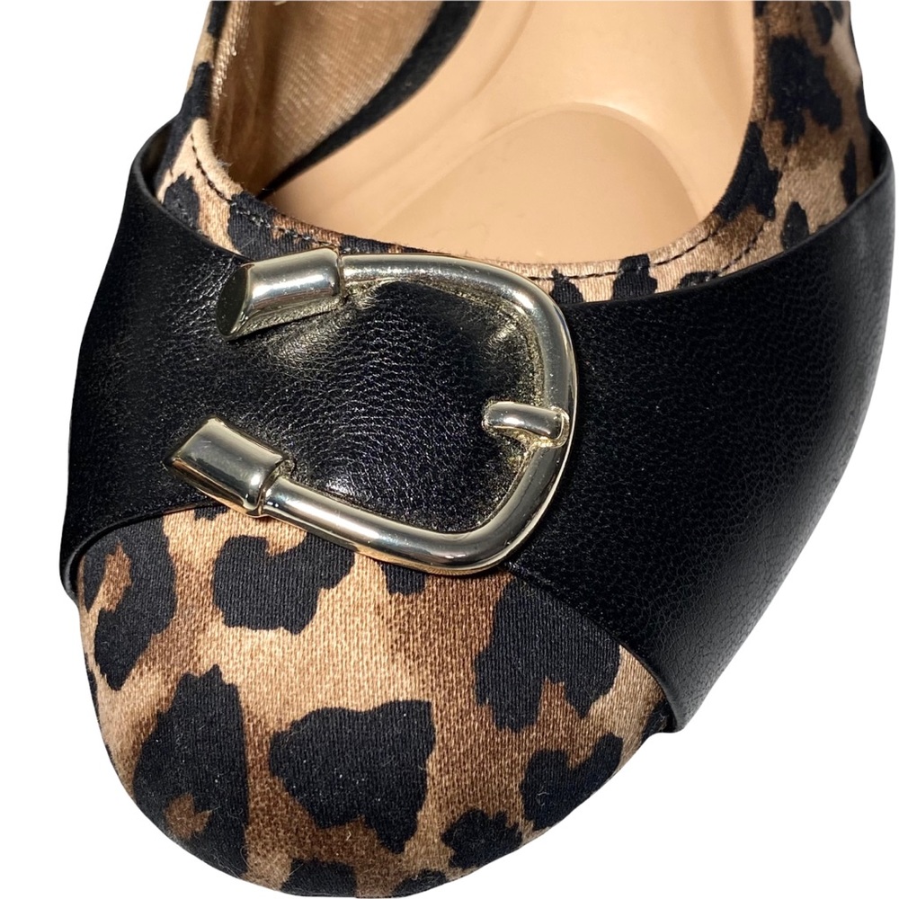 Abella Loafer 9.5 Sandal Flat FINA Cheetah Print w/ Buckle - Picture 5 of 10